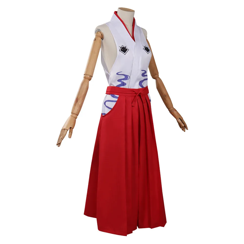 One Piece Yamato Cosplay Costume Kendo Hakama Outfits Halloween Carnival Suit
