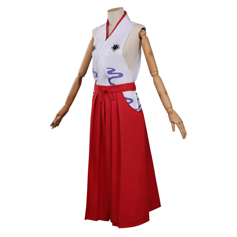 One Piece Yamato Cosplay Costume Kendo Hakama Outfits Halloween Carnival Suit