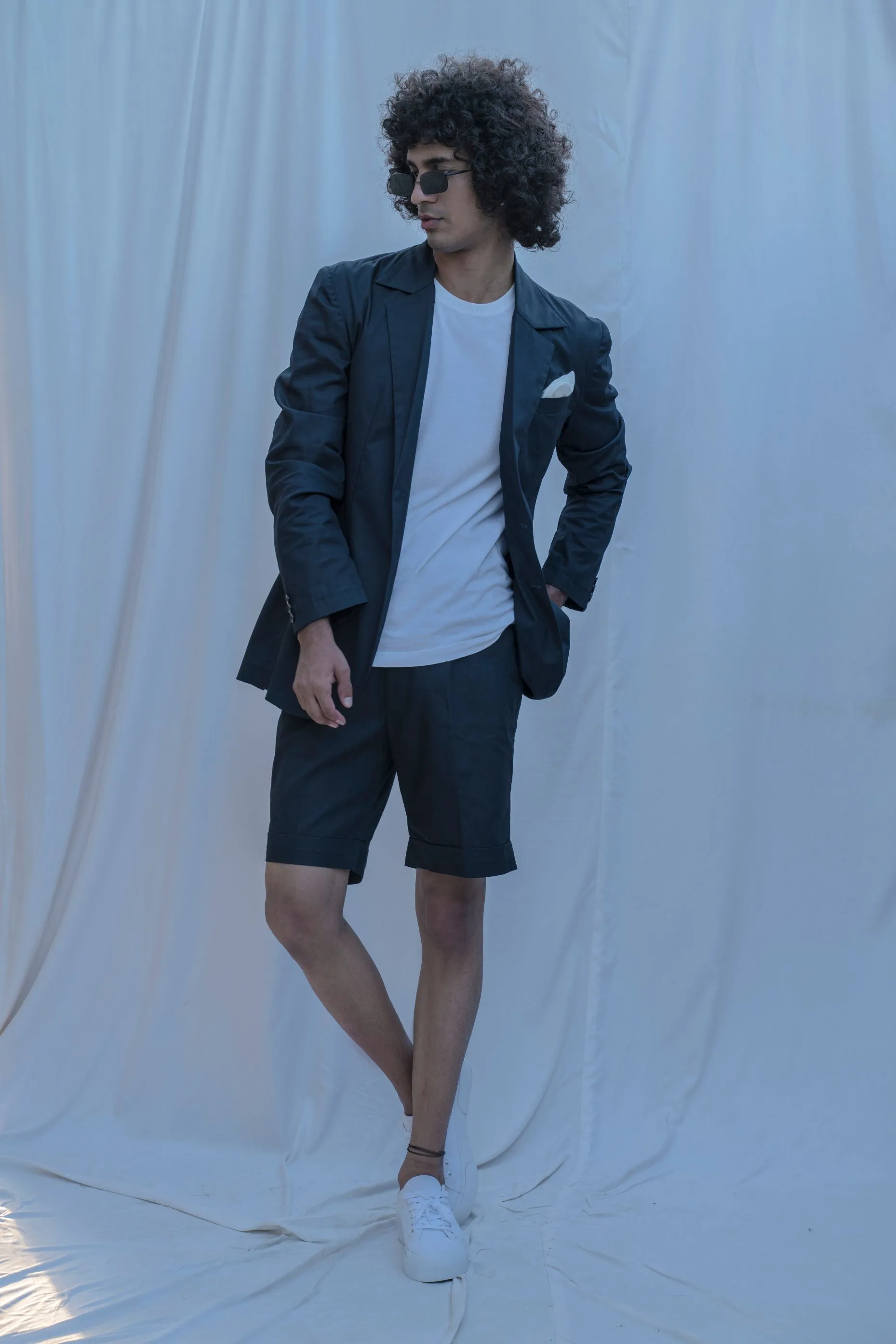Orlando - Green Suit With Short Pant Set
