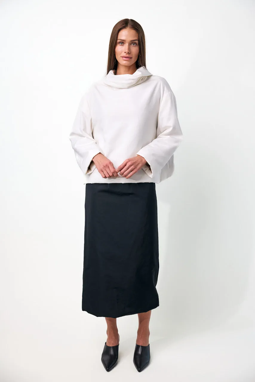 Padded skirt in duchesse