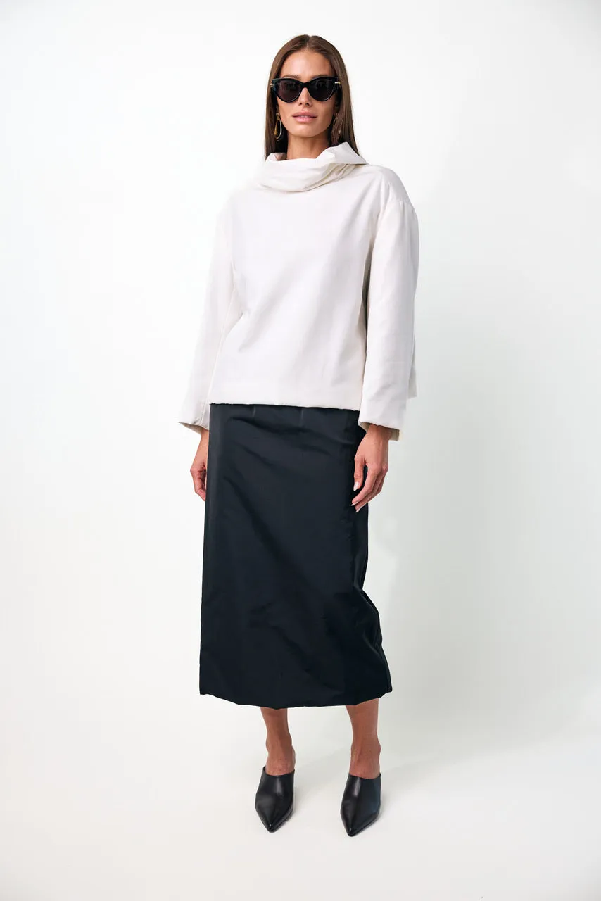 Padded skirt in duchesse