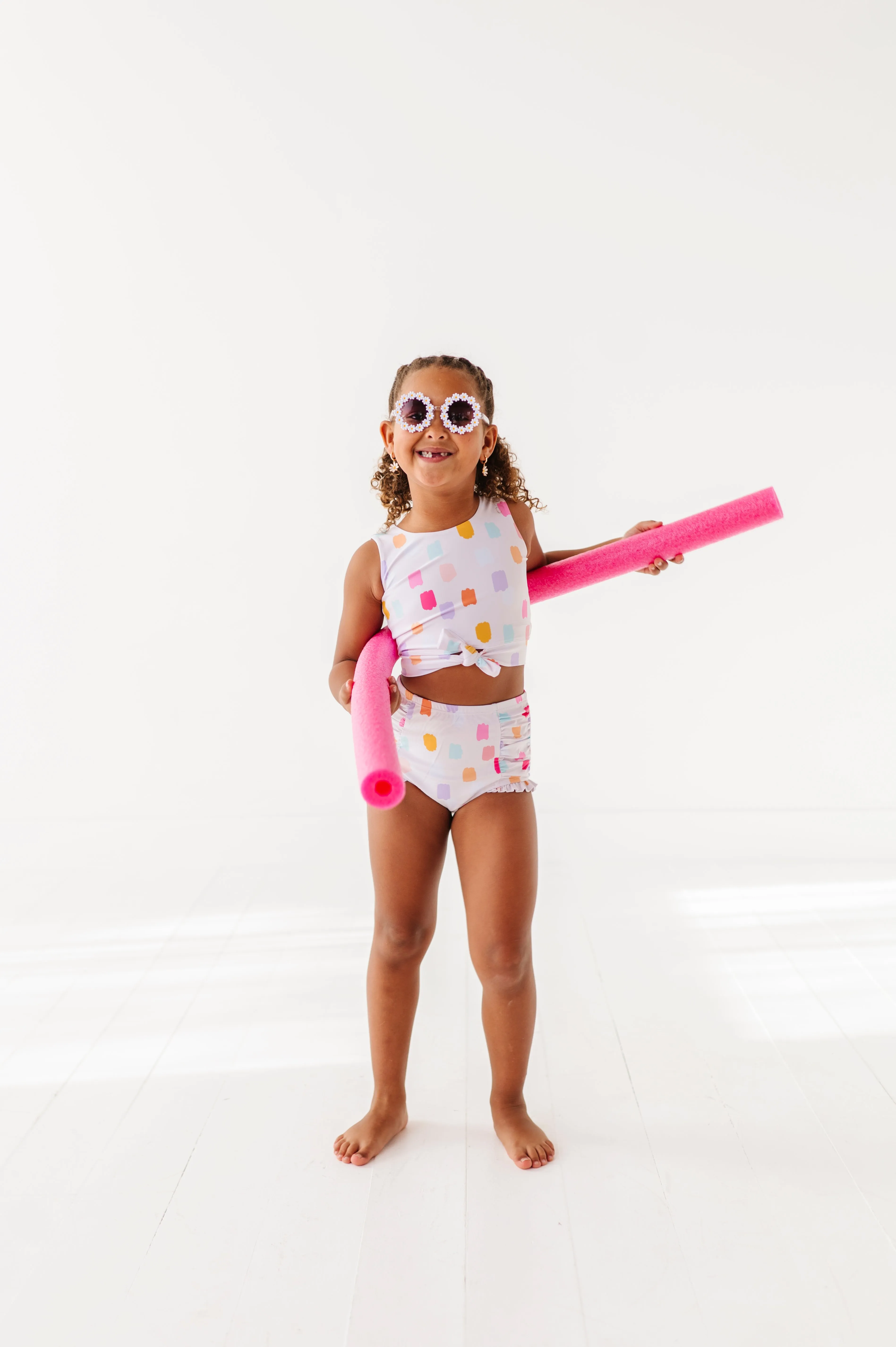 Painted Dotty: Tie Front TWO-PIECE