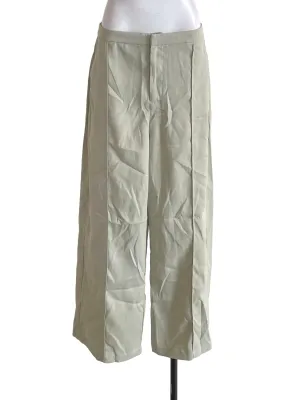 Pale Green Pleated Formal Pants TCL