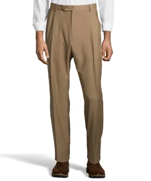 Palm Beach Executive Camel Pleat Expander Pant Smaller Waist