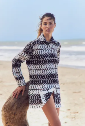 PARAMO SHIRT BLACK/WHITE