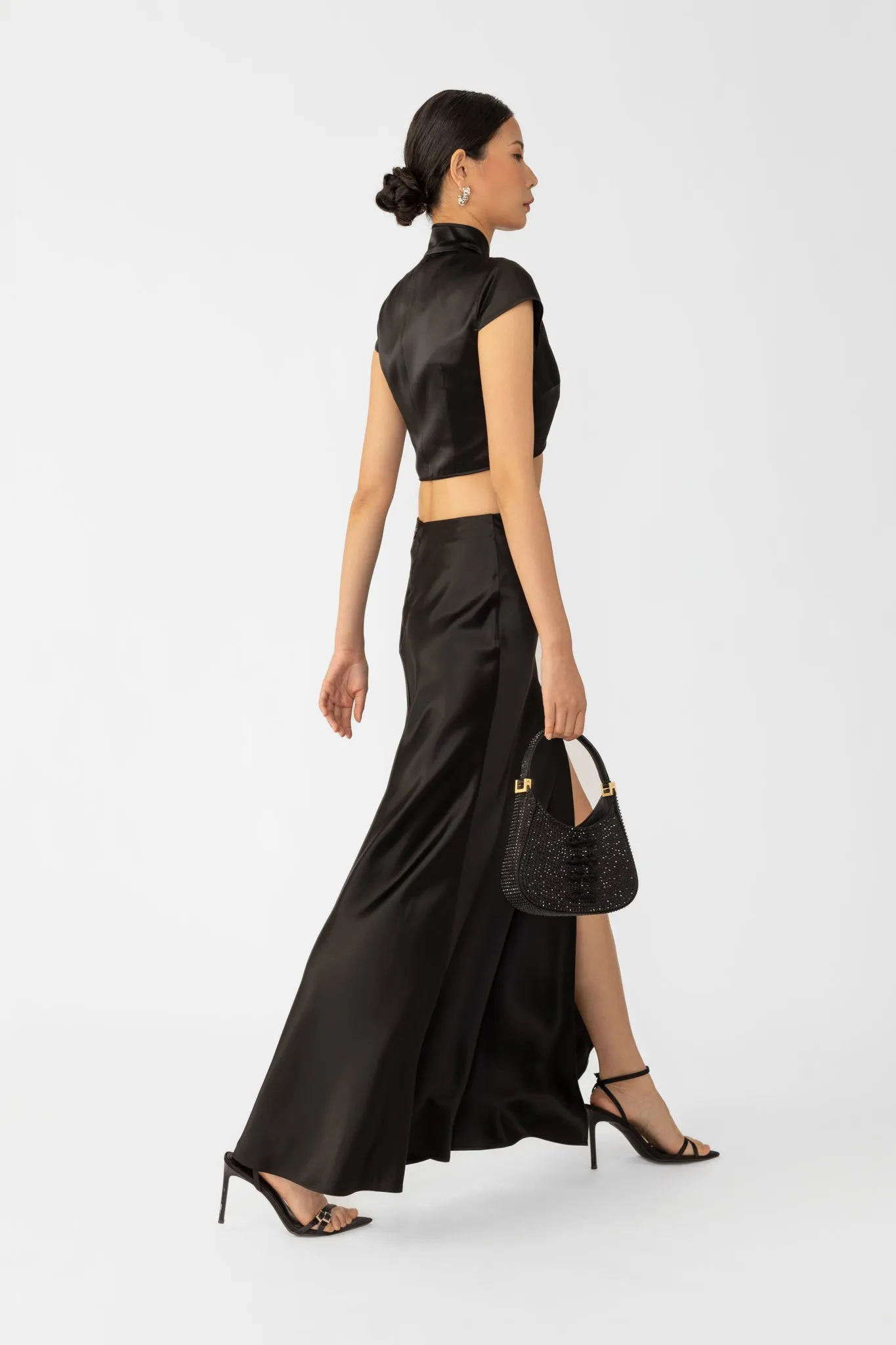 Pia Satin Skirt