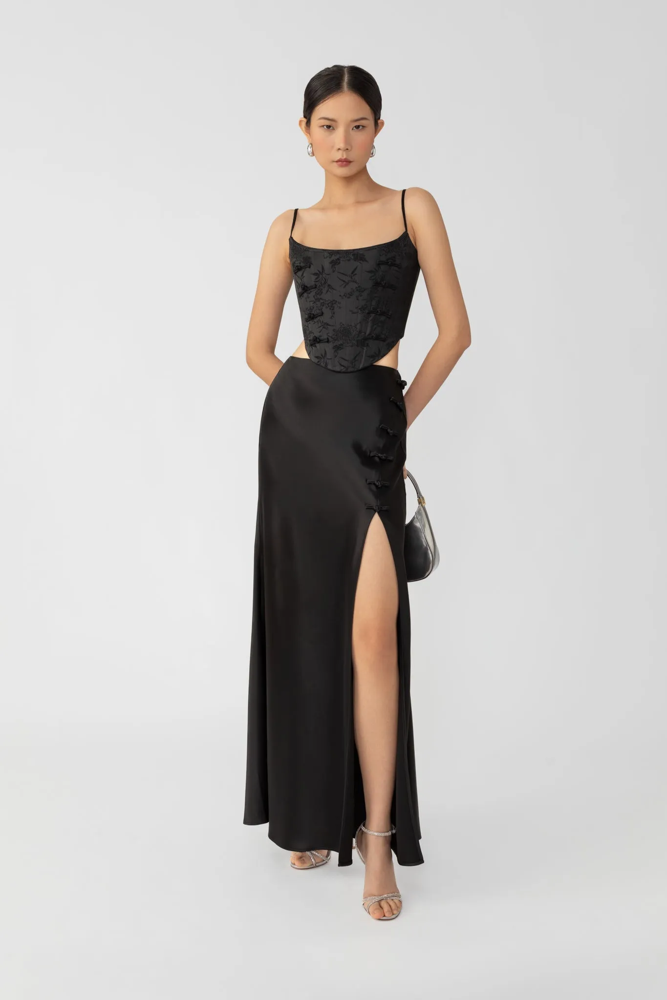 Pia Satin Skirt