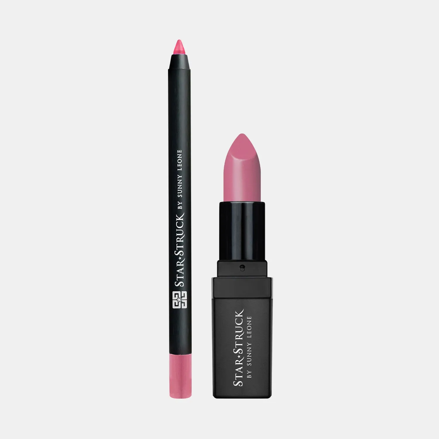 Pink Peony - 2Pcs Lip Kit, Lipstick & Lipliner Kit - Pink