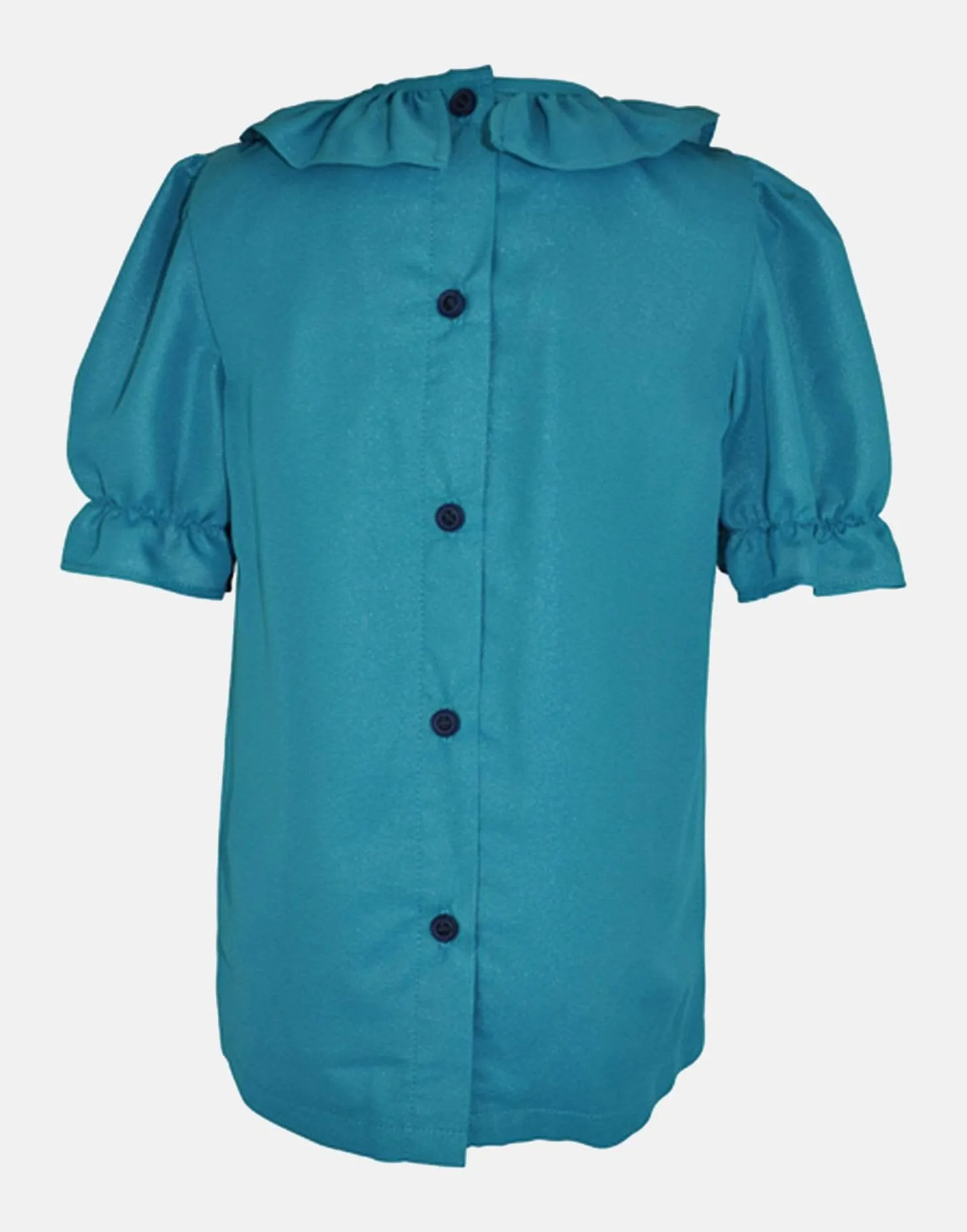 Pippa: Teal shimmer blouse