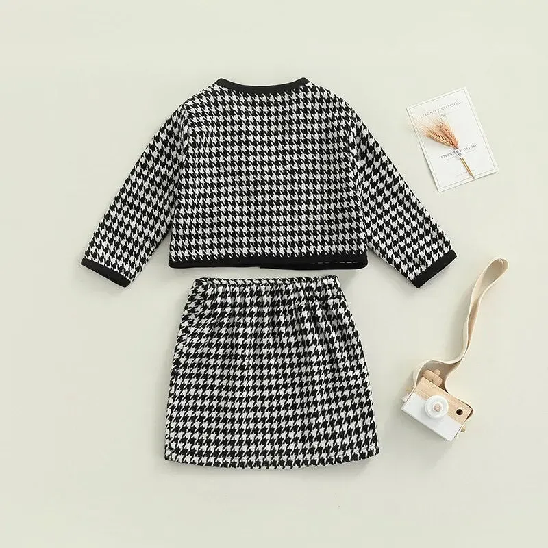 Plaid Jacket & Skirt Outfit