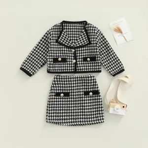 Plaid Jacket & Skirt Outfit