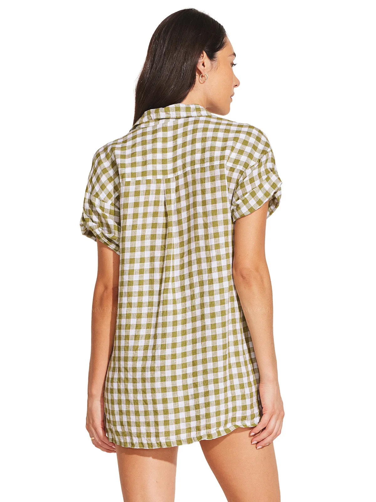 Playa Pocket Blouse-Tallows Short ::RET
