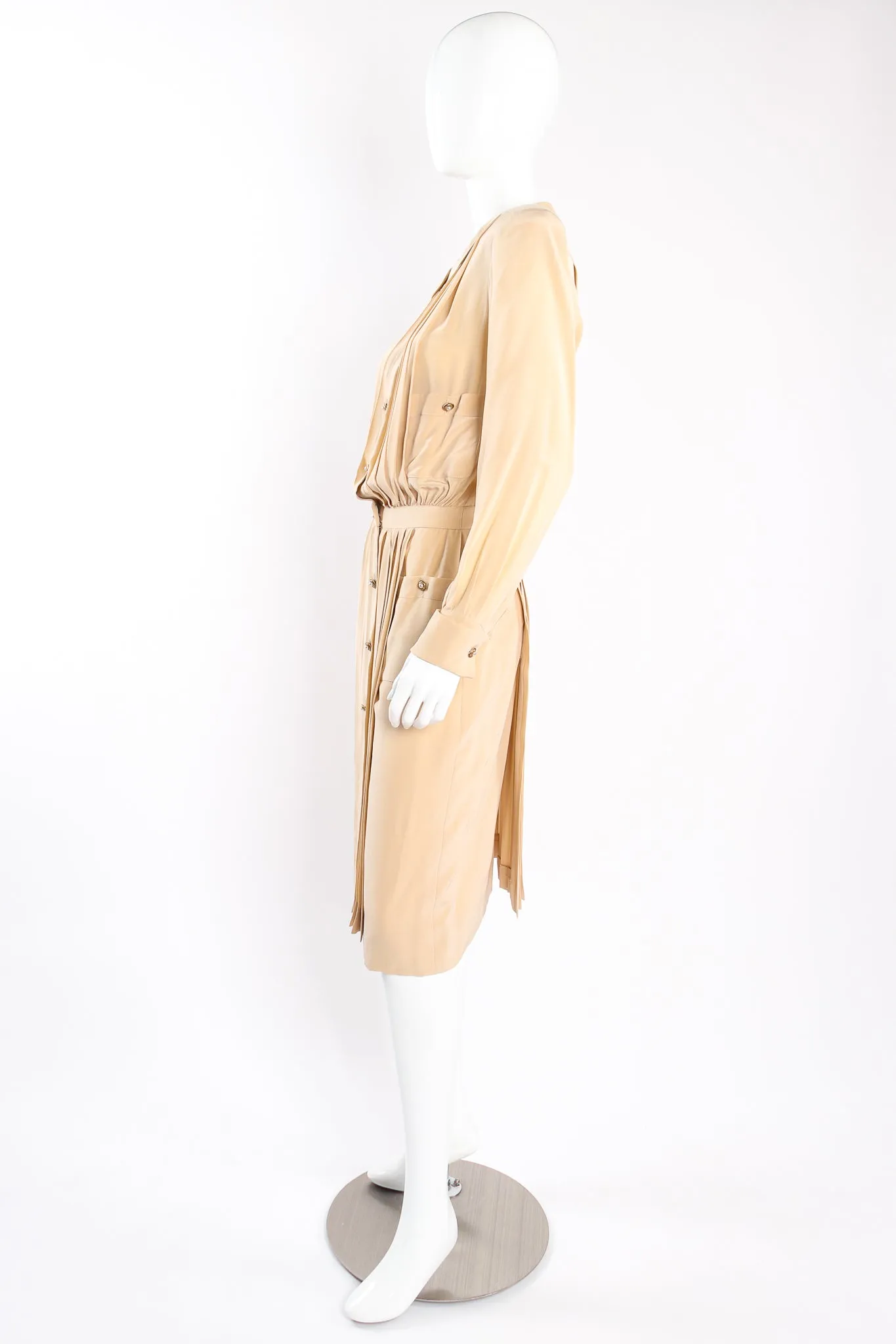 Pleat Panel Dress