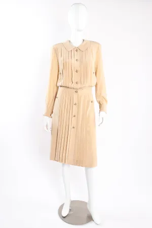 Pleat Panel Dress
