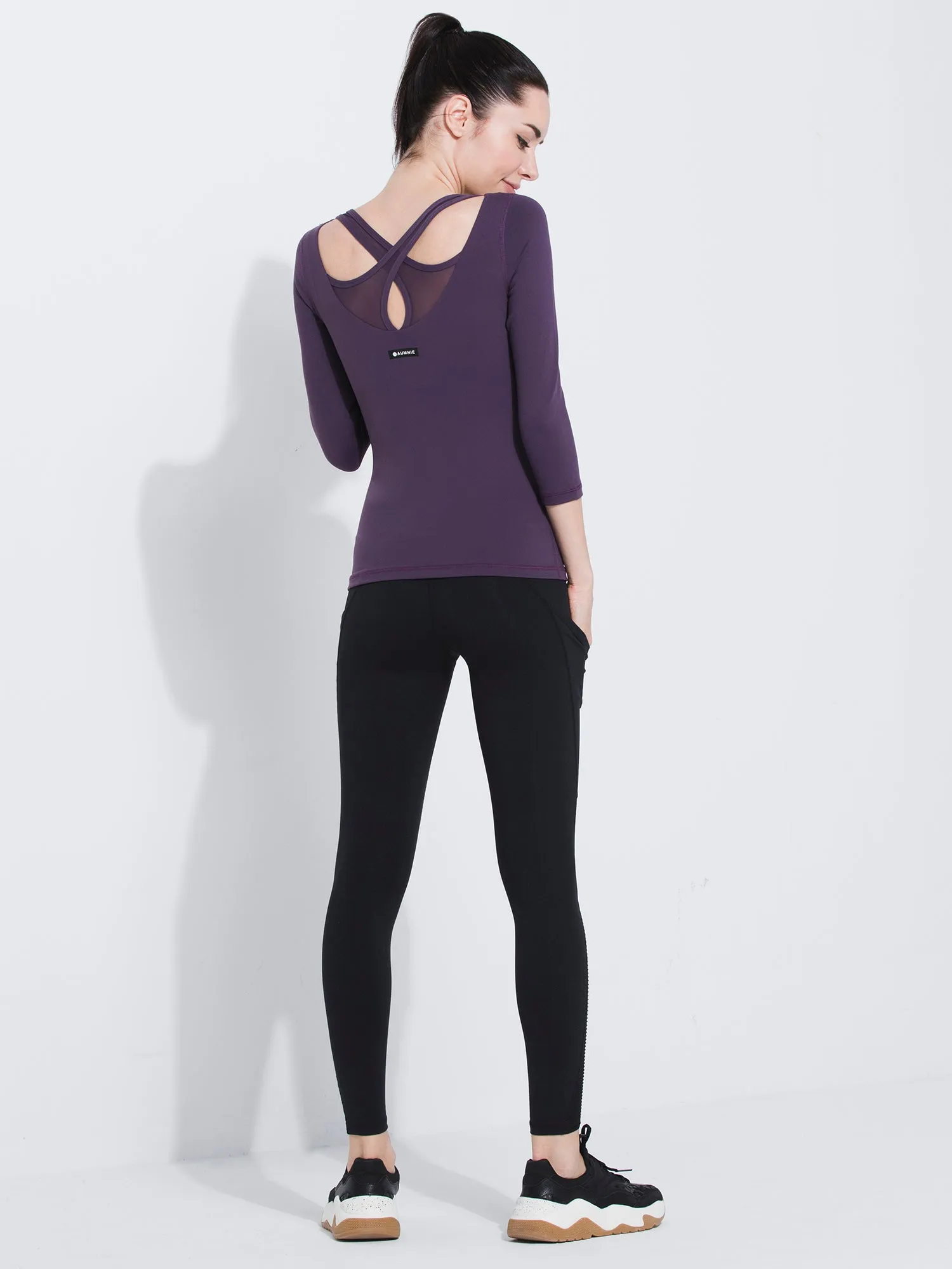 PLEATED POCKET PANTS, BLACK