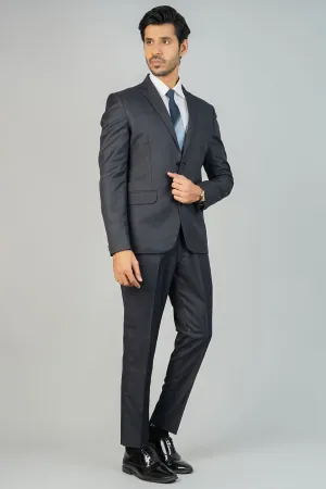 Poly Viscose Black Two Piece Suit