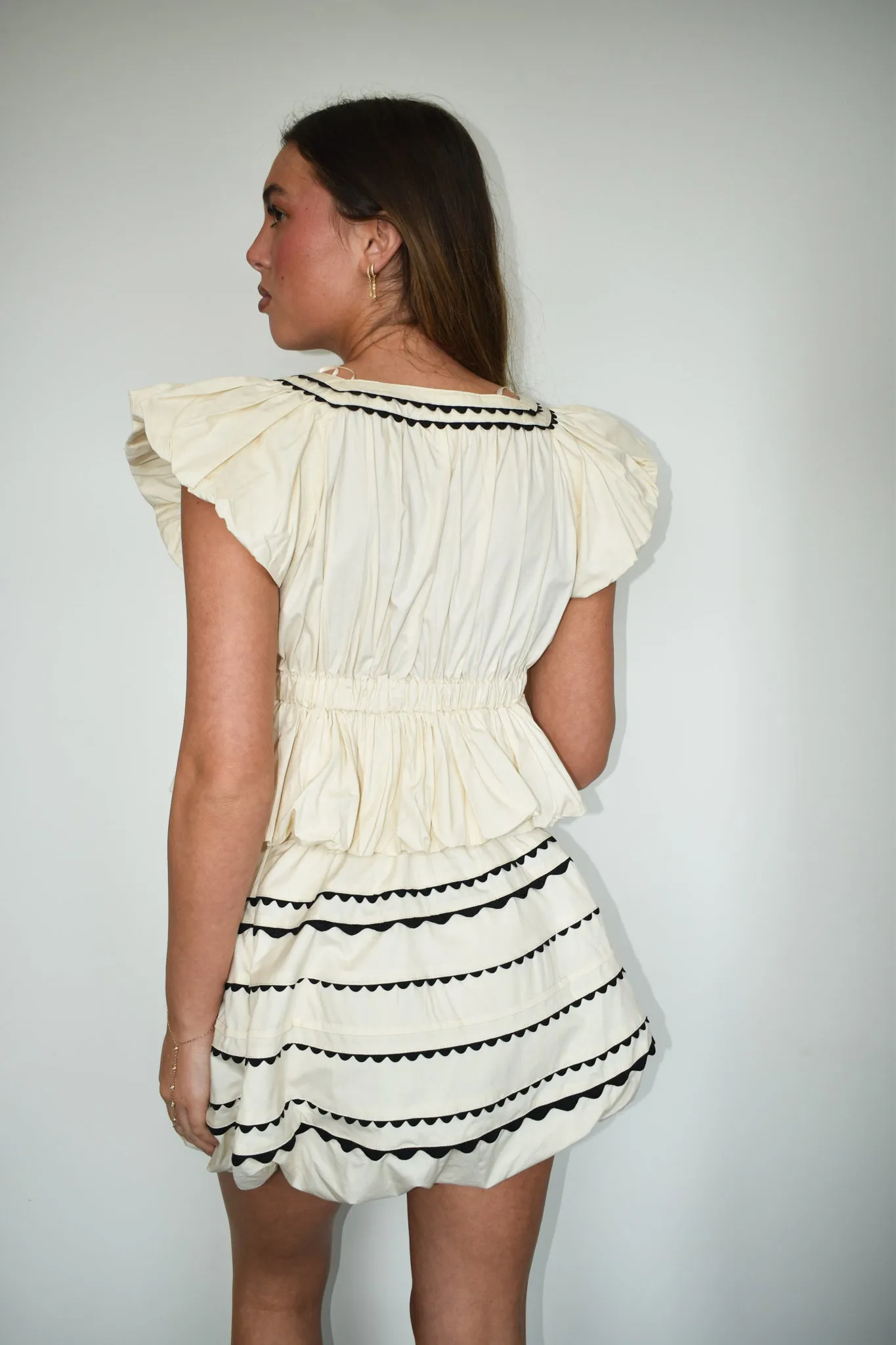 Poplin Ric Rac Blouse