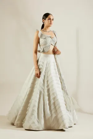 powder blue lehenga