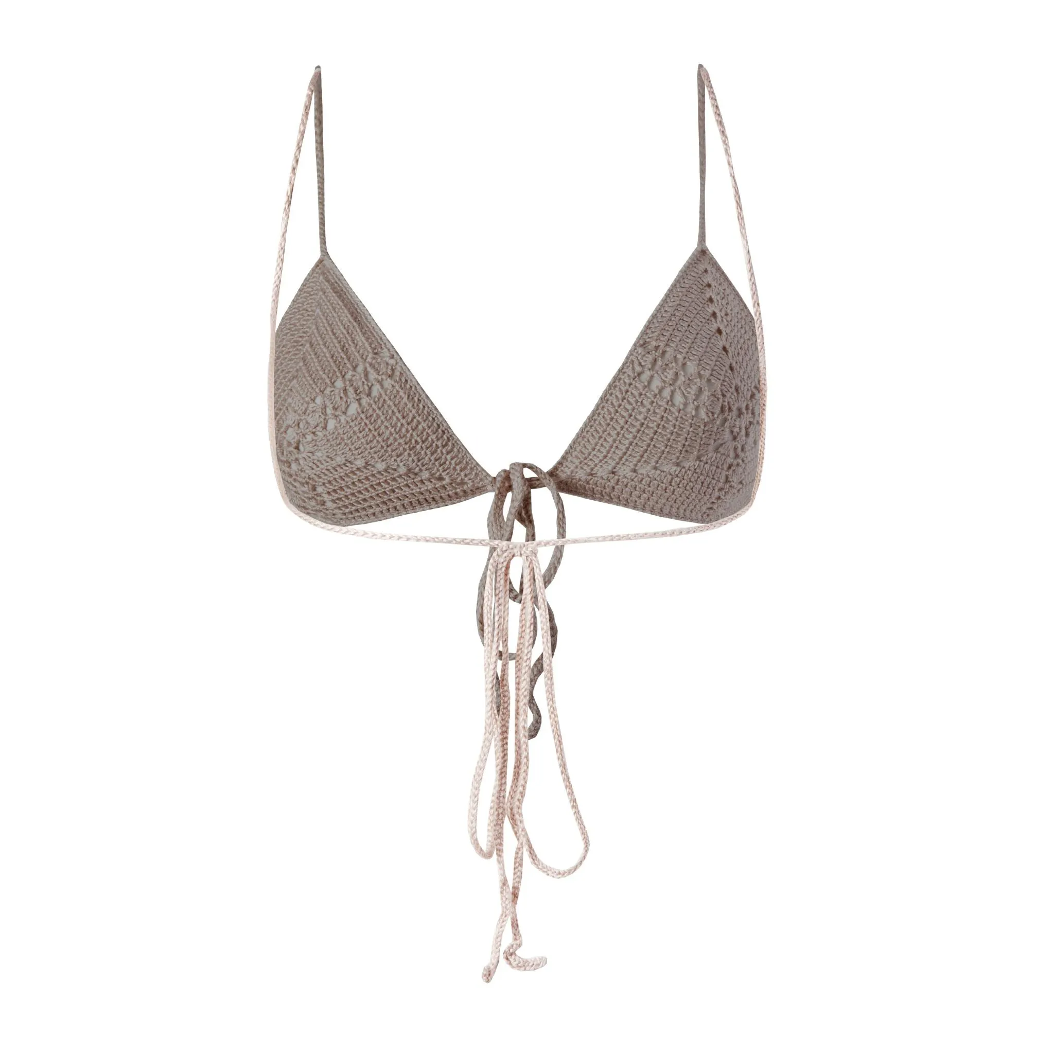 Powder Puff Hand Crochet Bikini Top