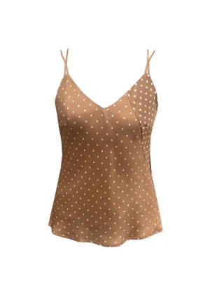 Printed Mia Cami Camel