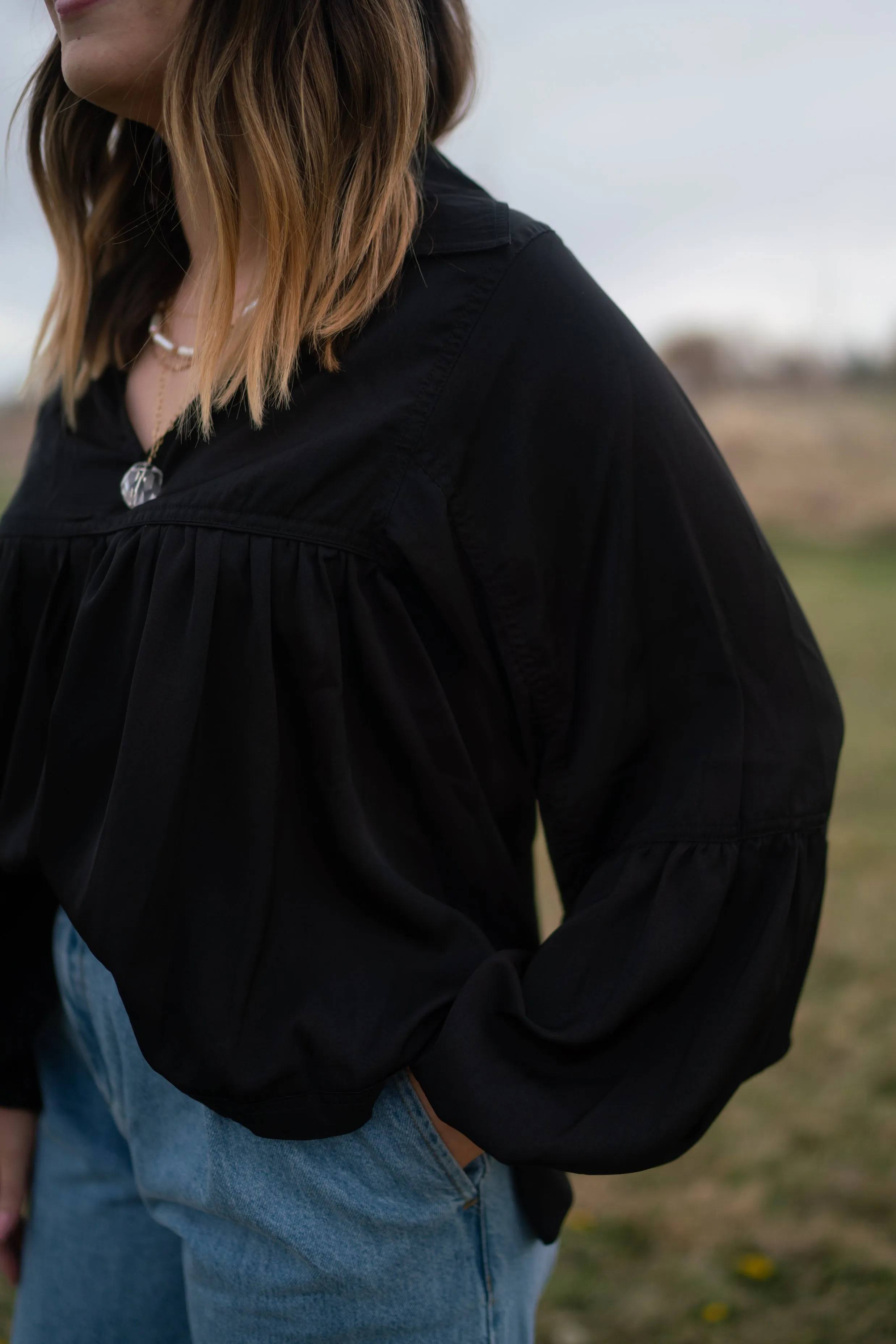 Quincey Top | Black - FINAL SALE