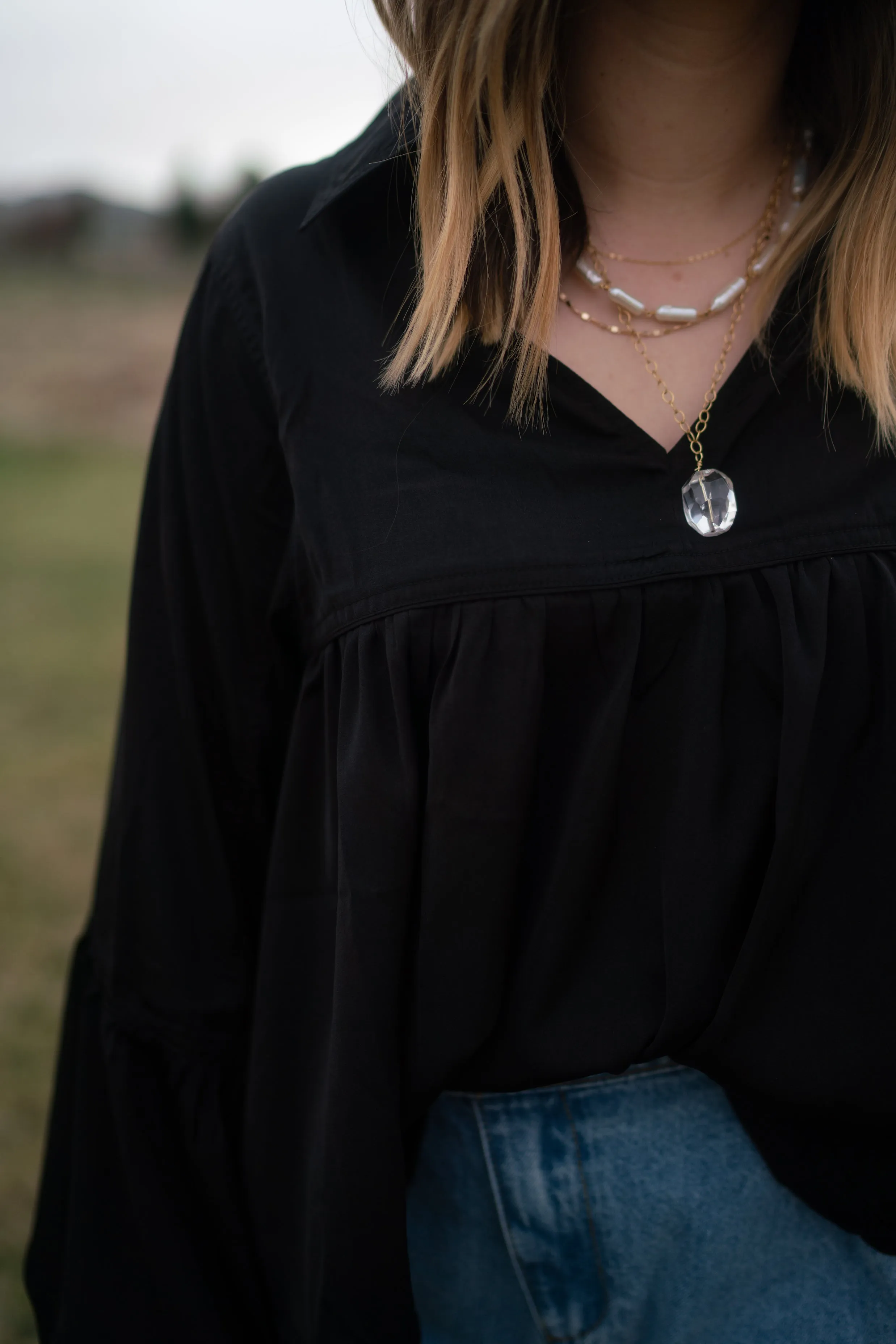 Quincey Top | Black - FINAL SALE