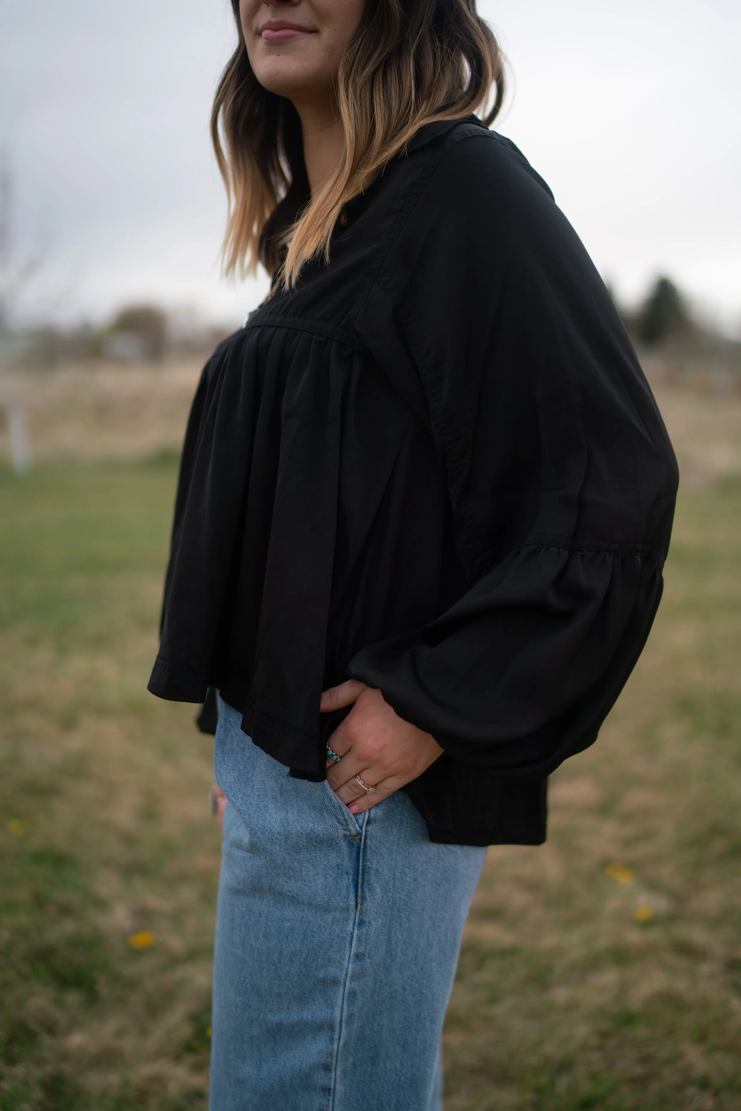Quincey Top | Black - FINAL SALE