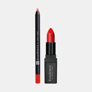 Red Carpet - 2Pcs Lip Kit, Lipstick & Lipliner Kit - Red