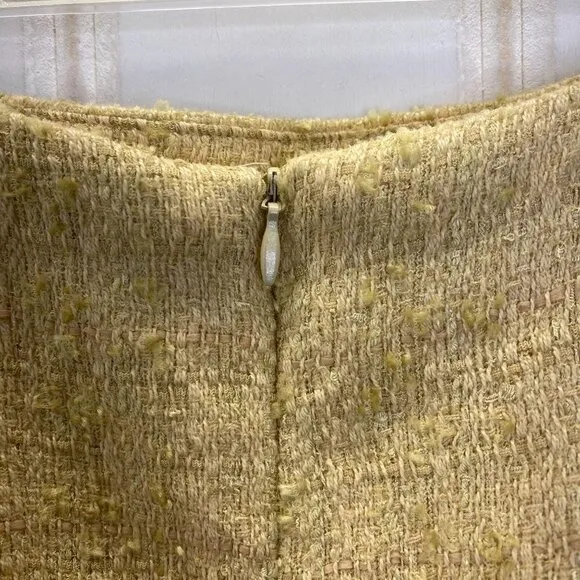 RENATO NUCCI gold tweed skirt 834