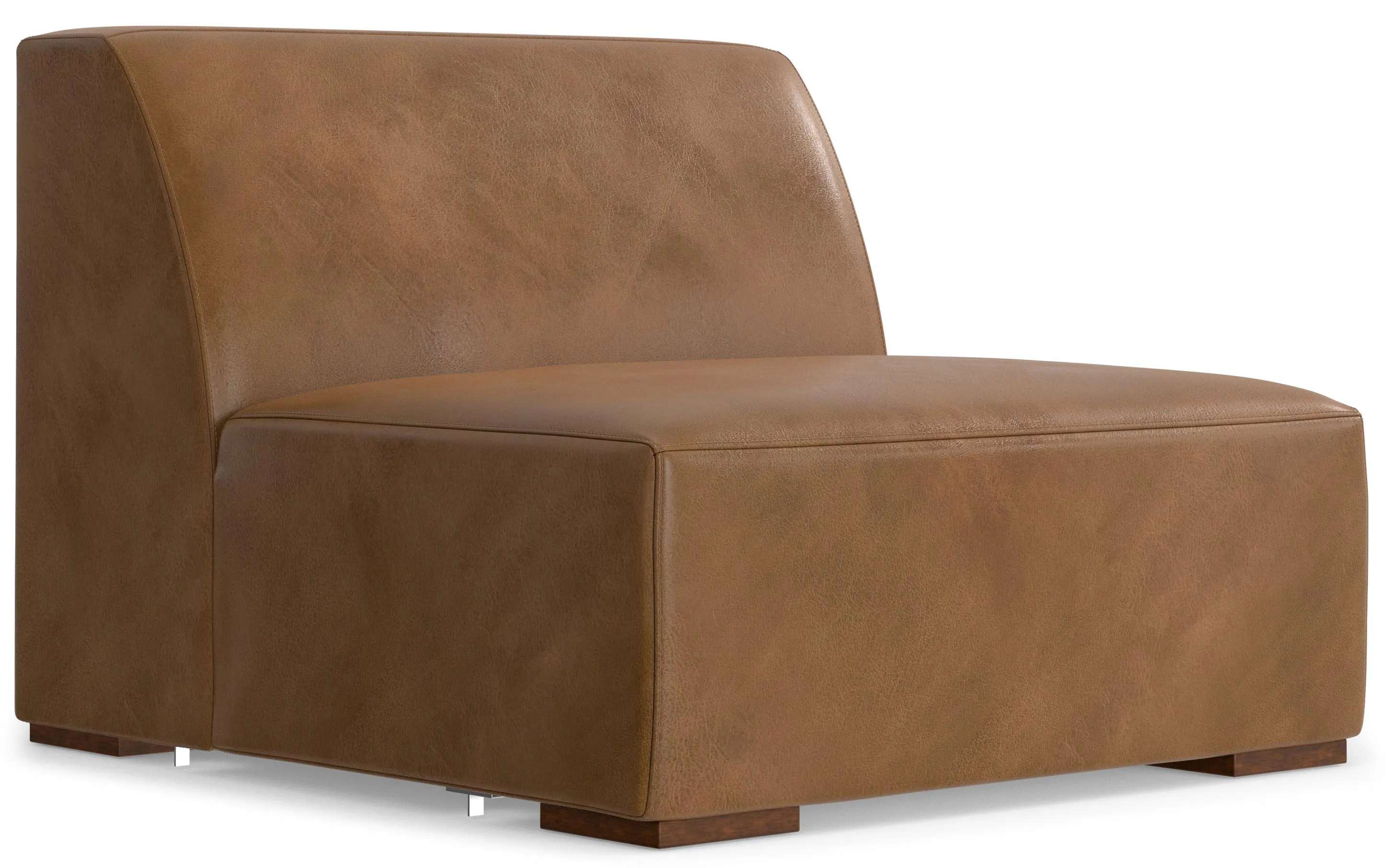 Rex 3 Seater Sofa and Ottoman in Genuine Leather