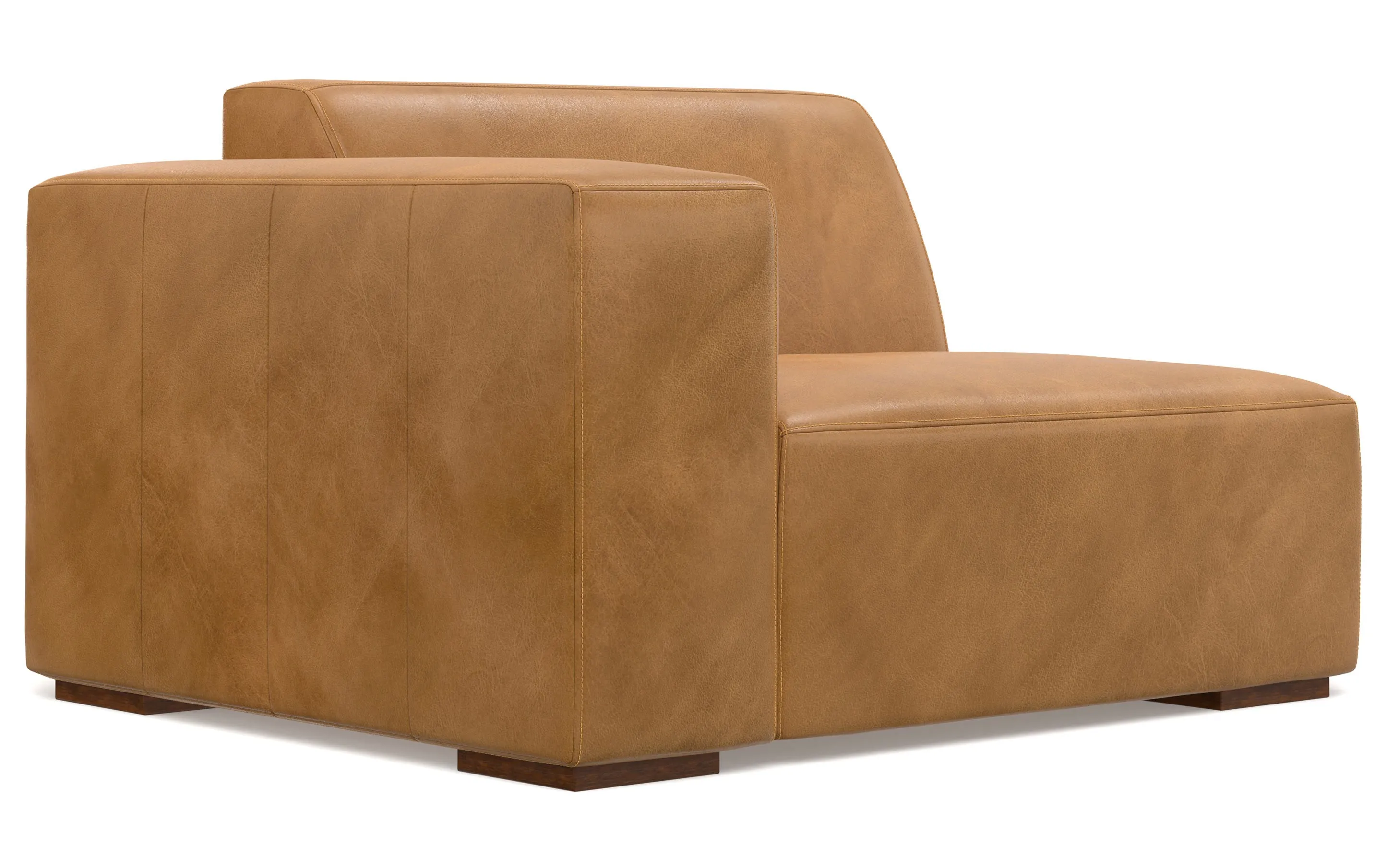 Rex 3 Seater Sofa and Ottoman in Genuine Leather