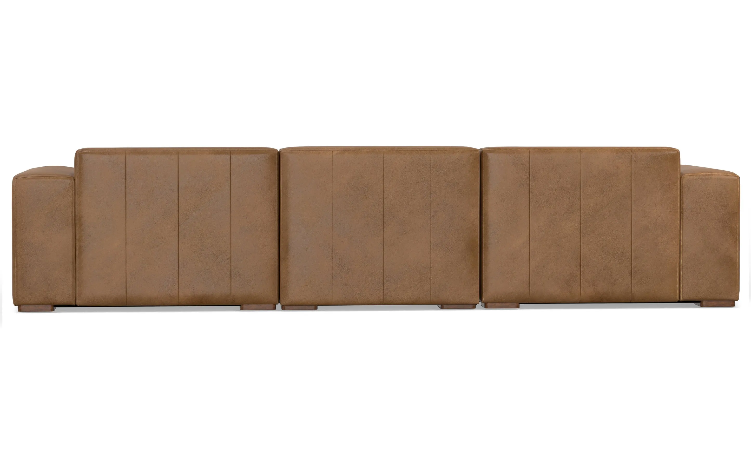 Rex 3 Seater Sofa and Ottoman in Genuine Leather