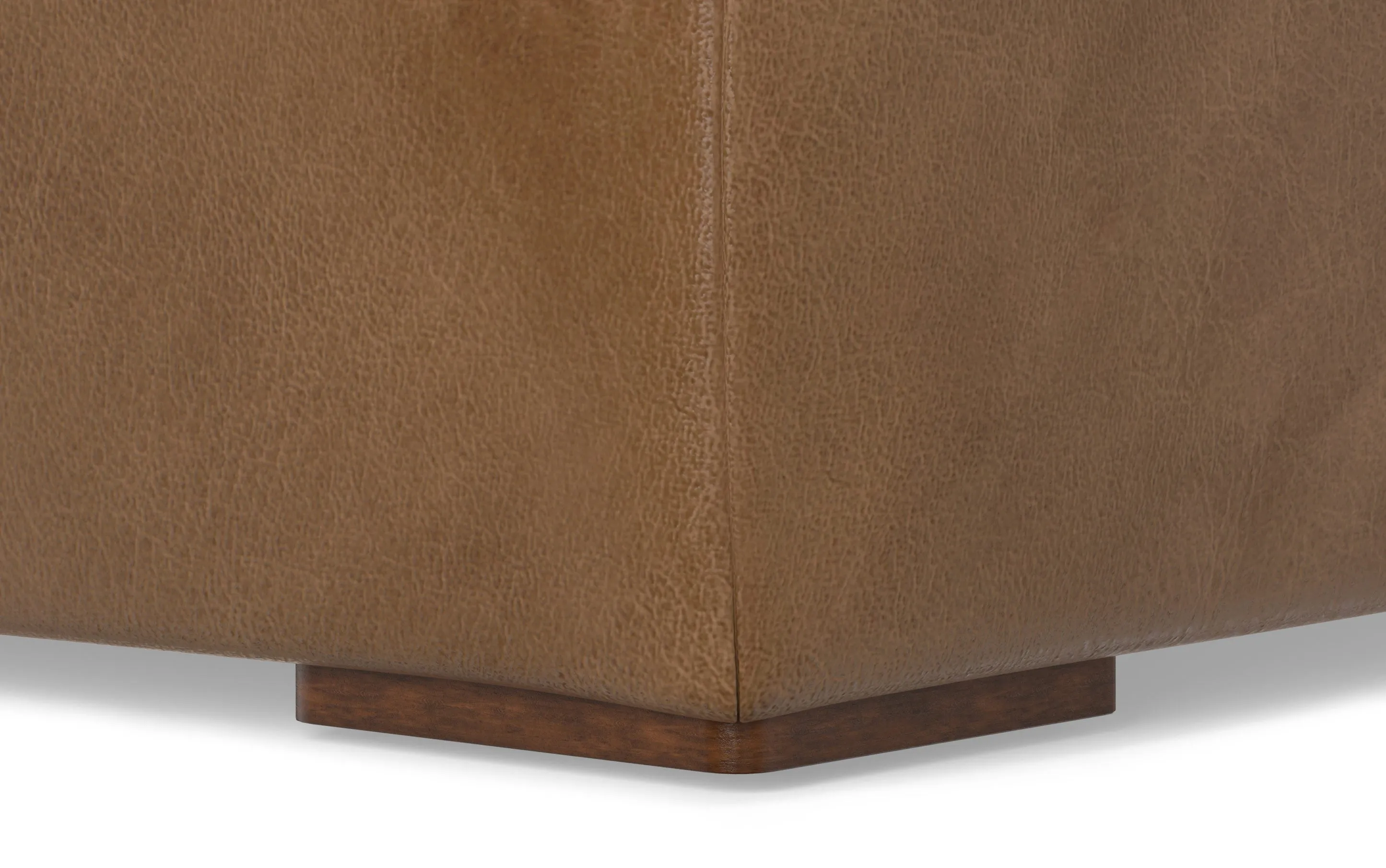 Rex 3 Seater Sofa and Ottoman in Genuine Leather