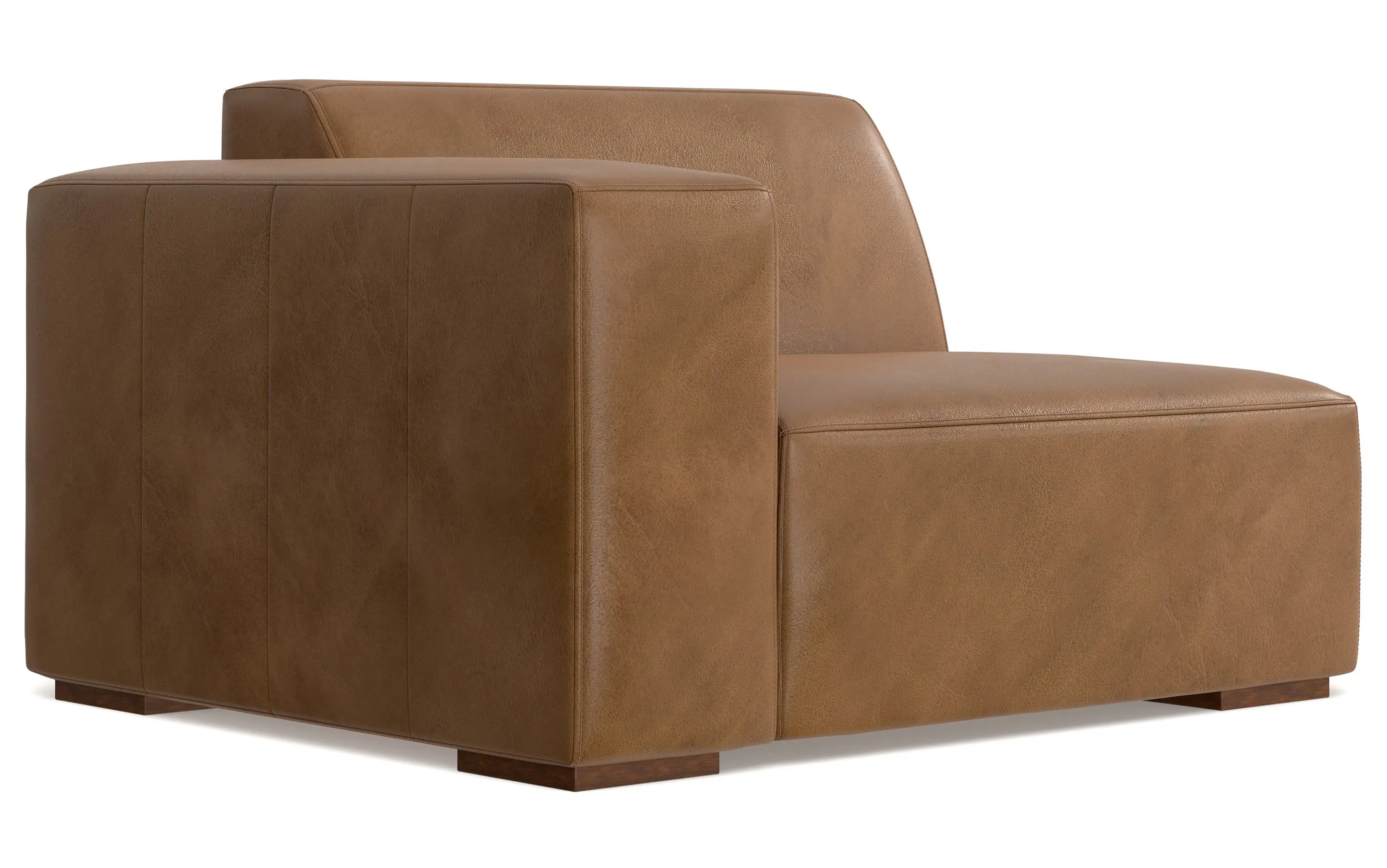 Rex 3 Seater Sofa and Ottoman in Genuine Leather