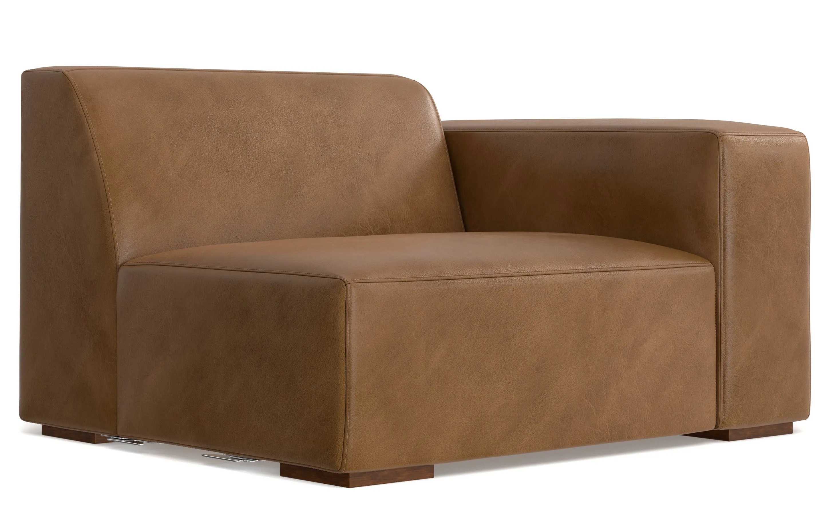 Rex 3 Seater Sofa and Ottoman in Genuine Leather