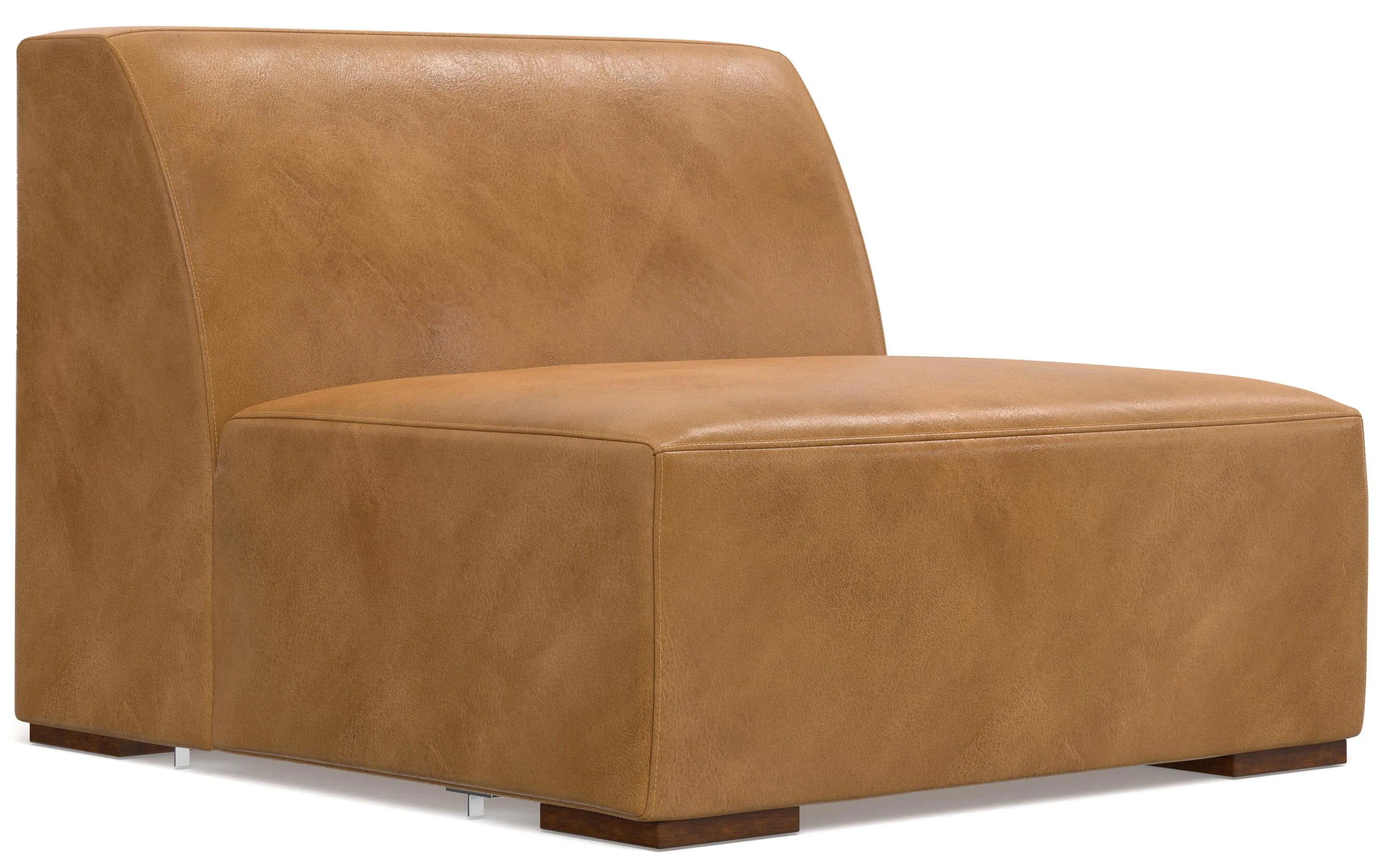 Rex 3 Seater Sofa and Ottoman in Genuine Leather
