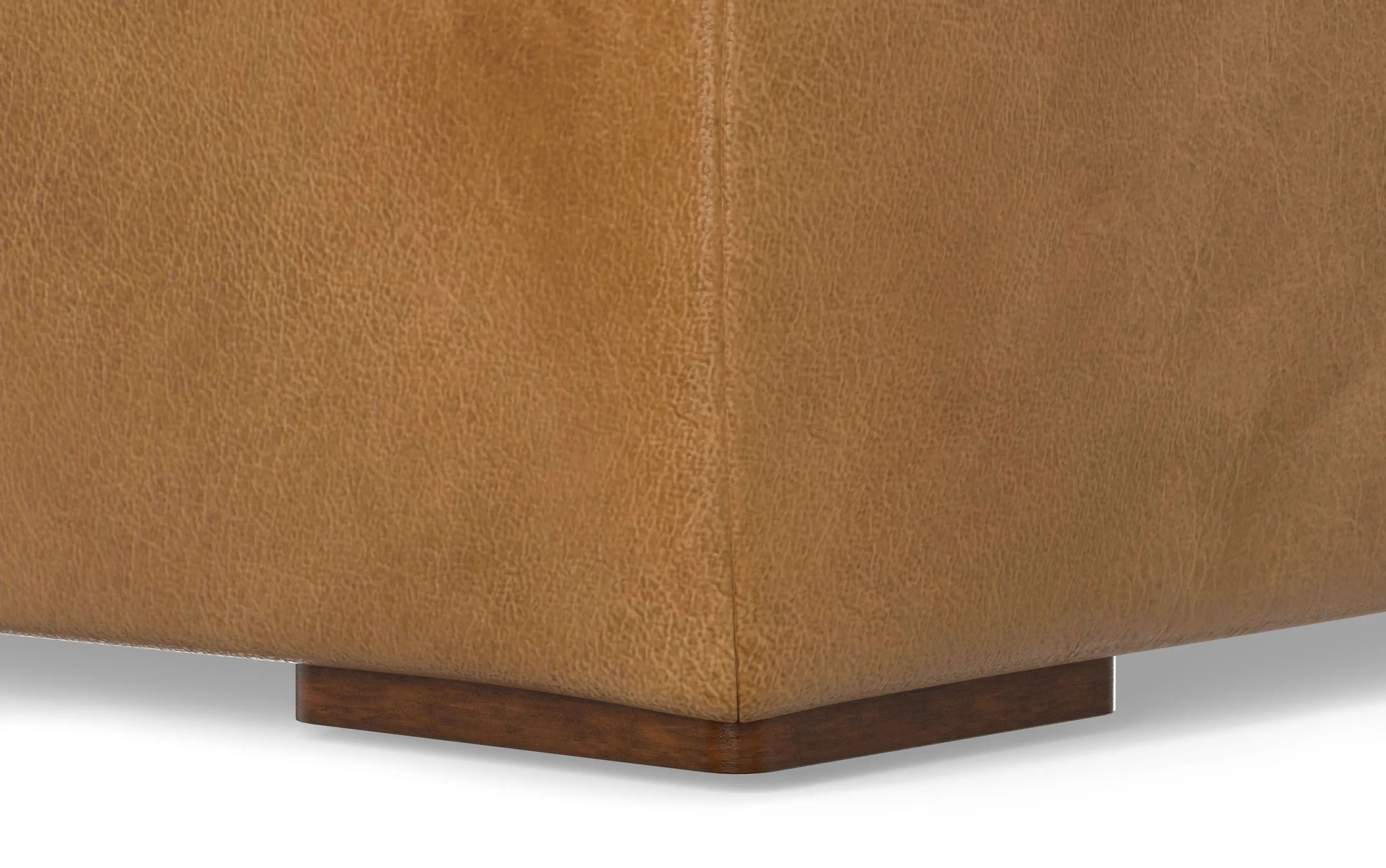 Rex 3 Seater Sofa and Ottoman in Genuine Leather