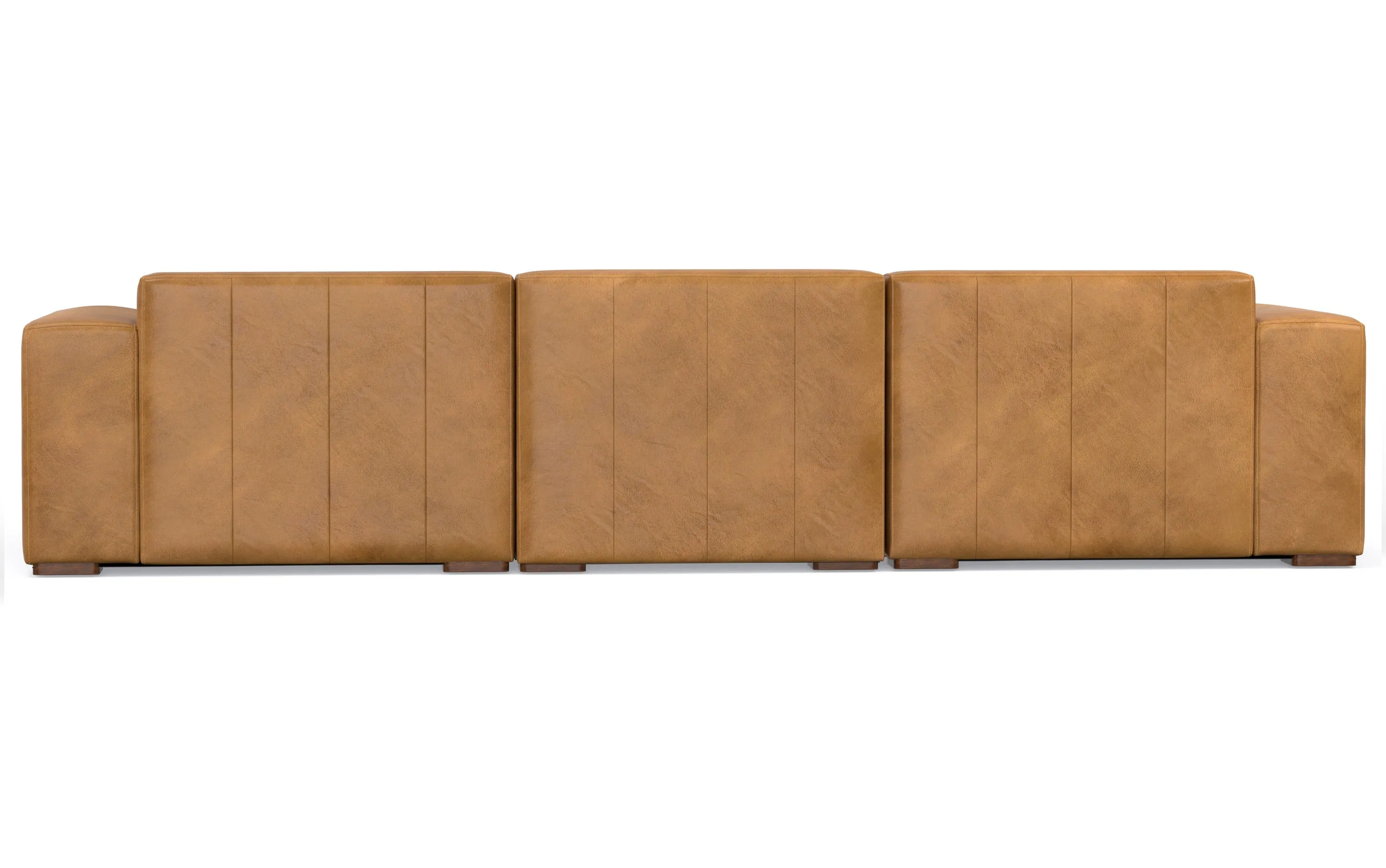 Rex 3 Seater Sofa and Ottoman in Genuine Leather