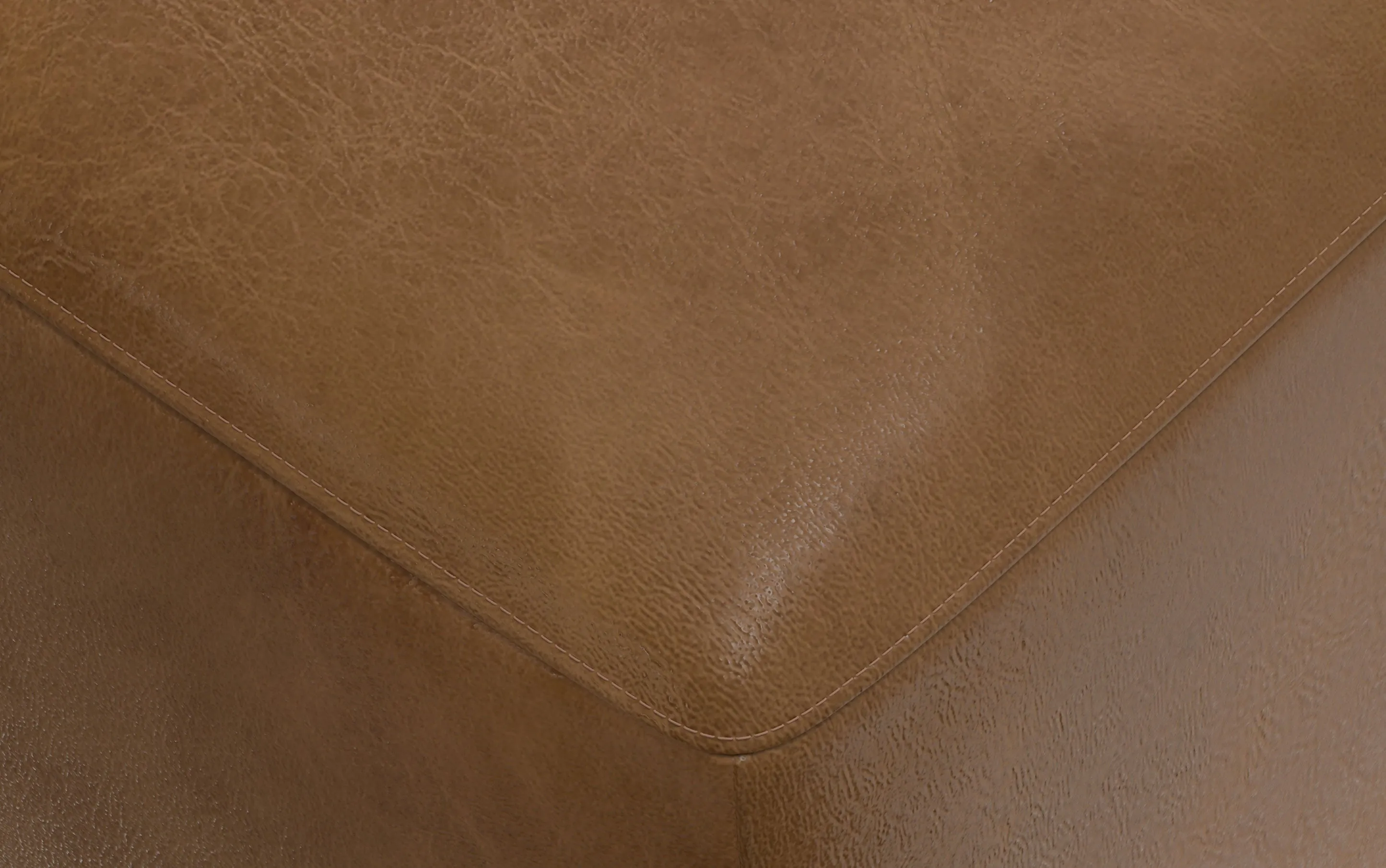 Rex 3 Seater Sofa and Ottoman in Genuine Leather