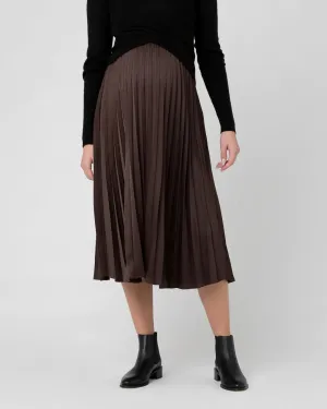 Ripe Maternity Satin Pleat Skirt