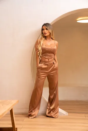 Rose Lady silk Gold Set