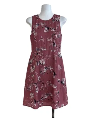 Rouge Floral A-Line Dress