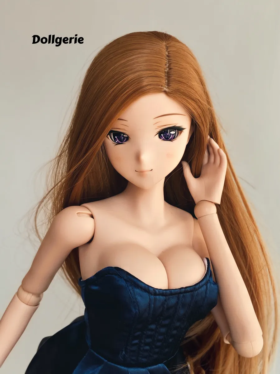 Royal Blue Semi-Sweetheart A-line Gown for SmartDoll and DD (fits S, M, L bust)