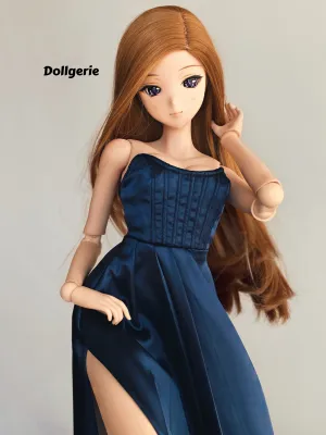 Royal Blue Semi-Sweetheart A-line Gown for SmartDoll and DD (fits S, M, L bust)
