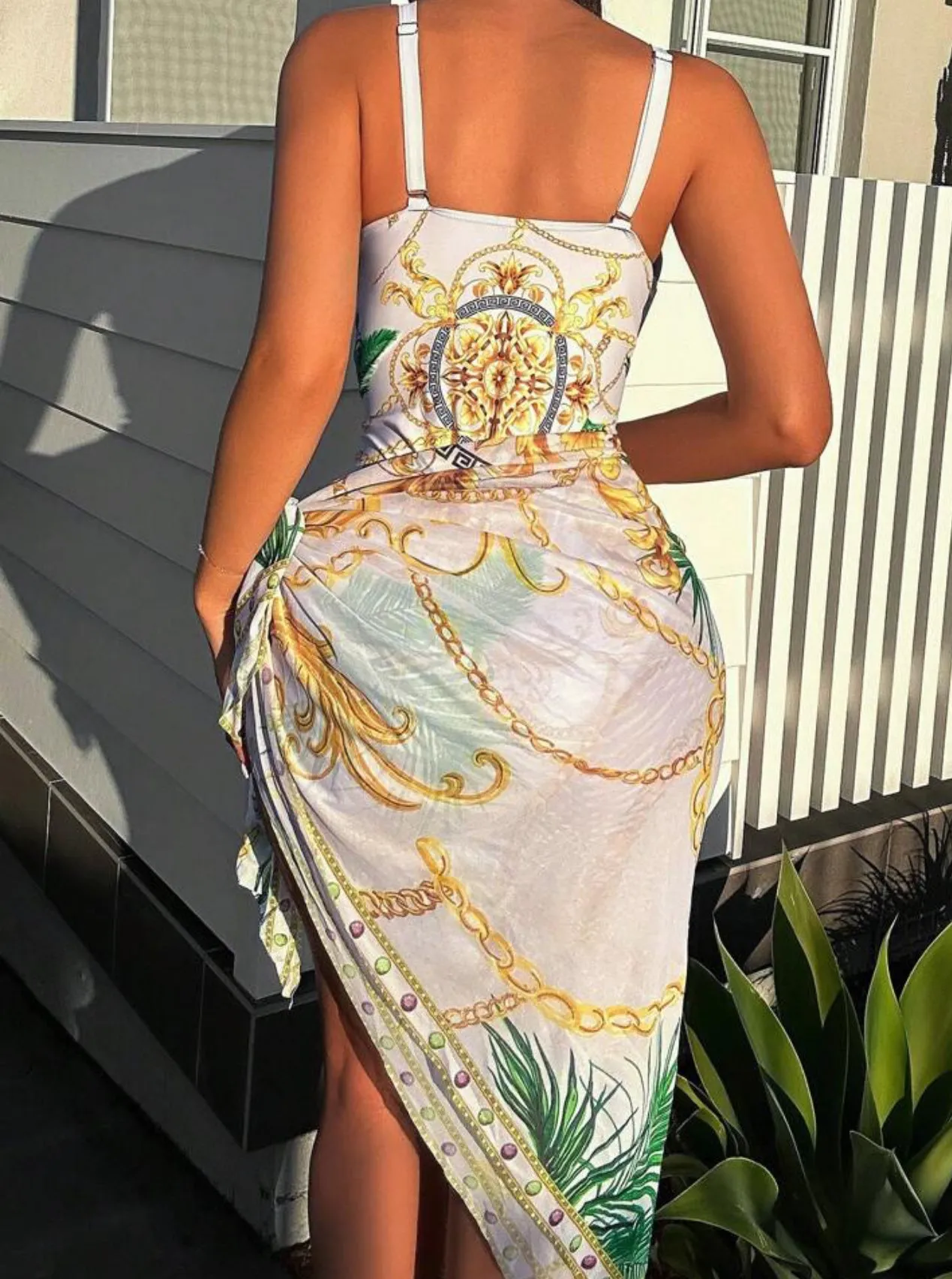 “Royalty” Two Piece Swimsuit and Cover Up