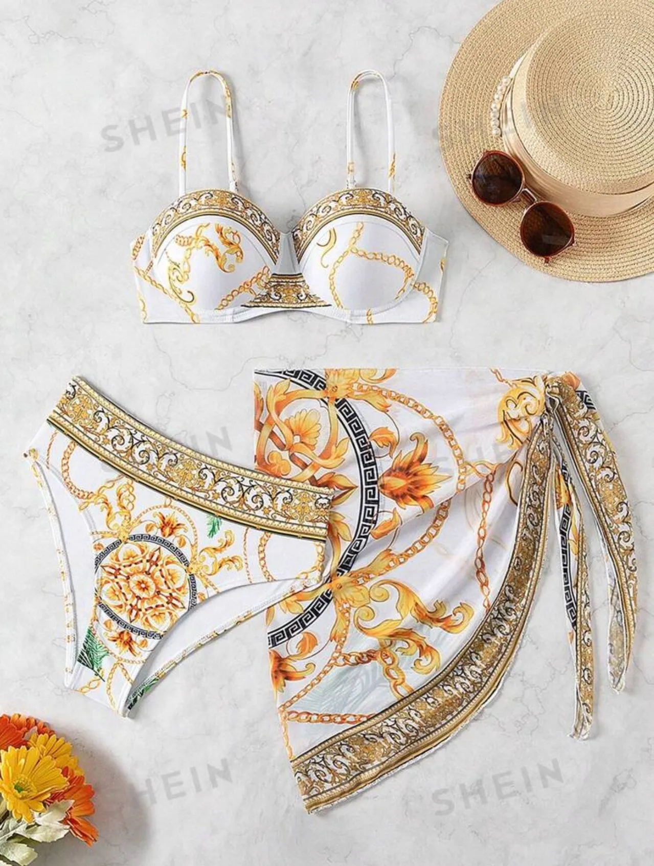 “Royalty” Two Piece Swimsuit and Cover Up