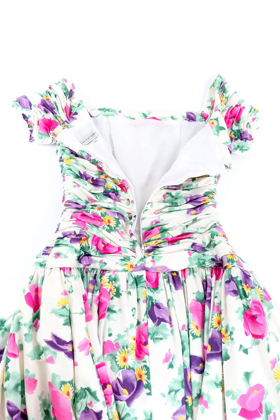 Ruched Bardot Bubble Dress