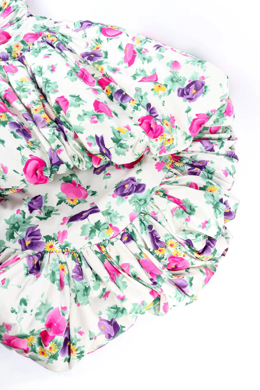 Ruched Bardot Bubble Dress