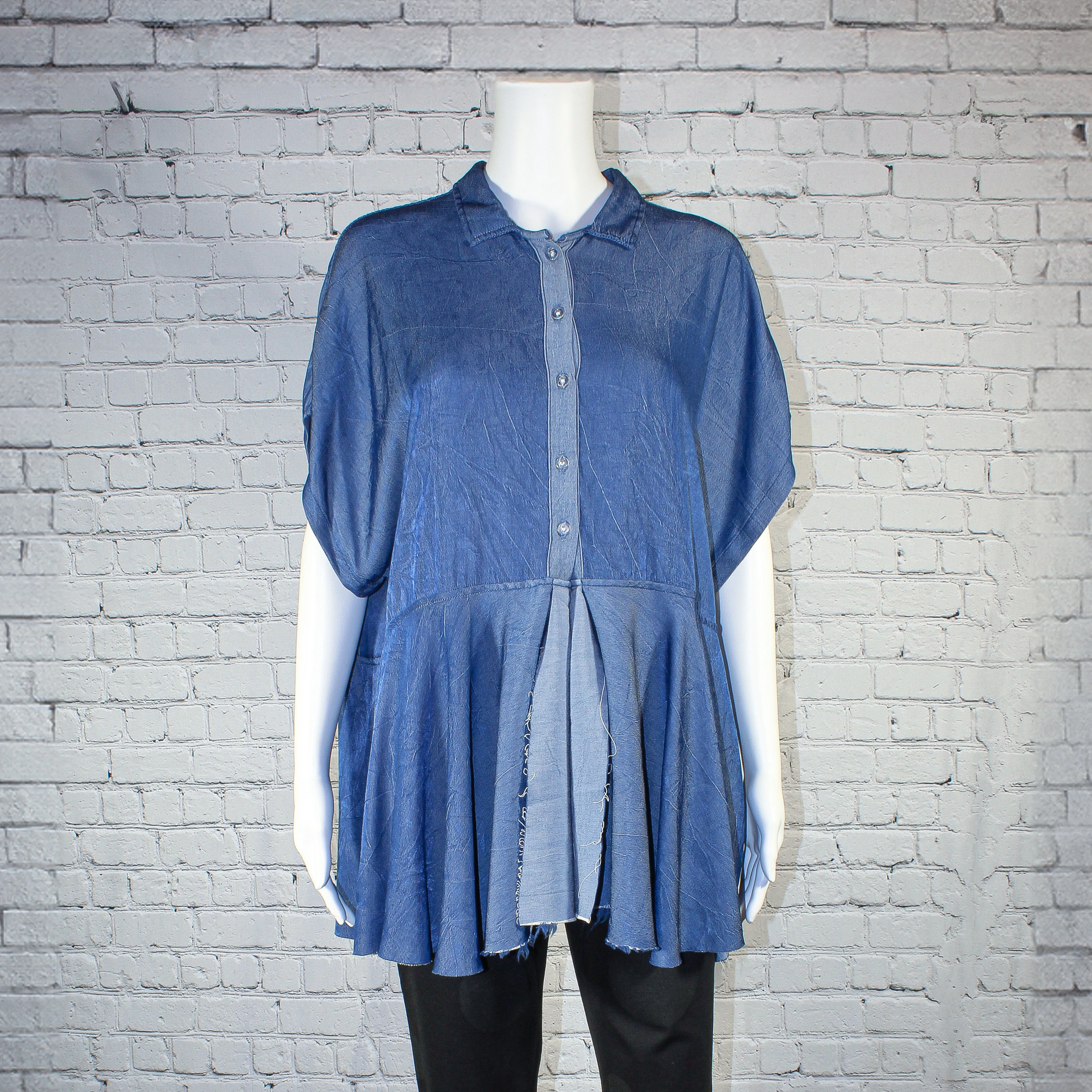 SALE! Pep Top in Denim by Paper Temples