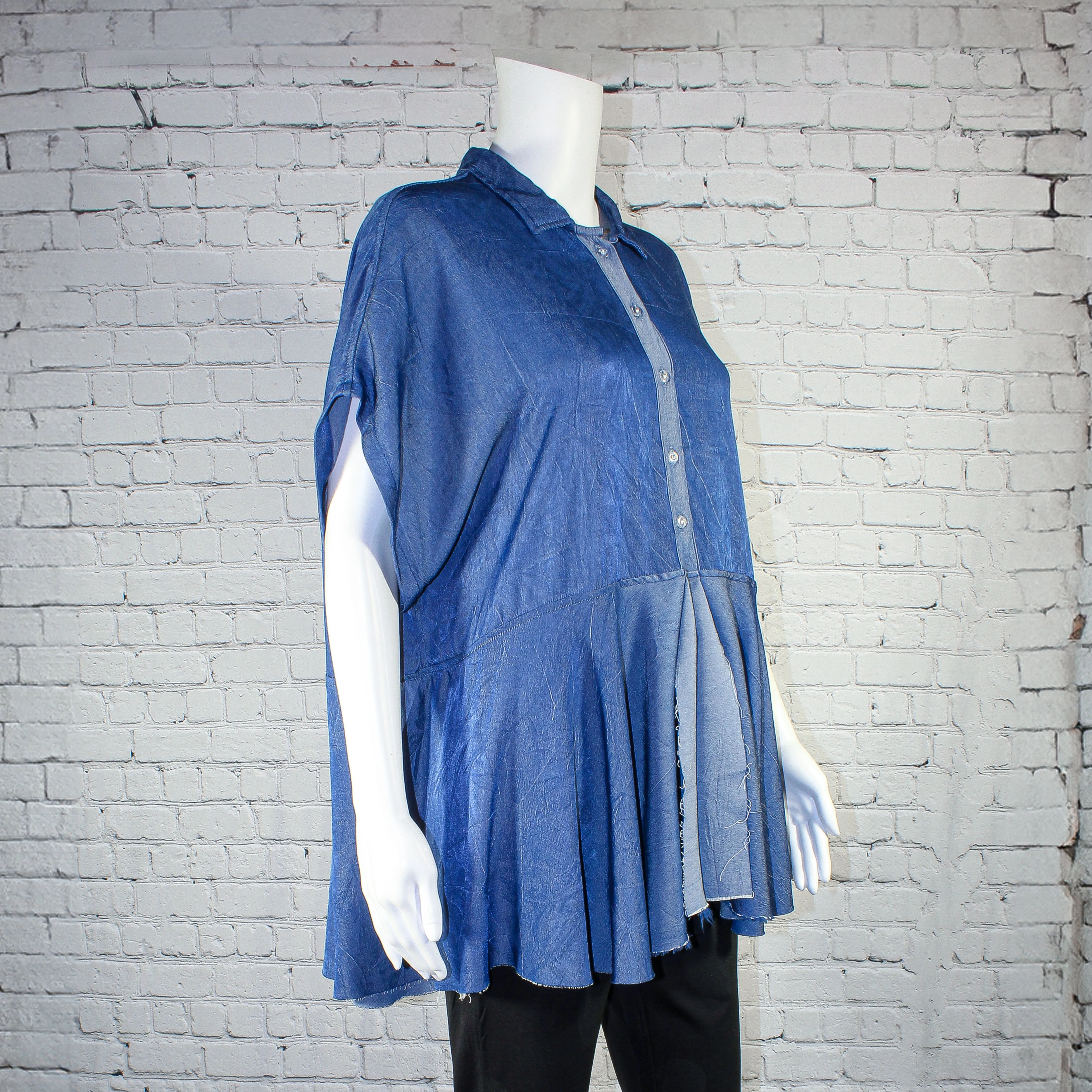 SALE! Pep Top in Denim by Paper Temples